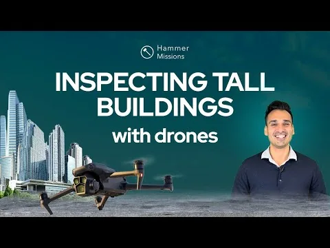 Cómo inspeccionar edificios altos con dron